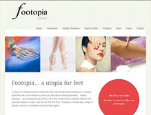 Tablet Screenshot of footopia-london.com